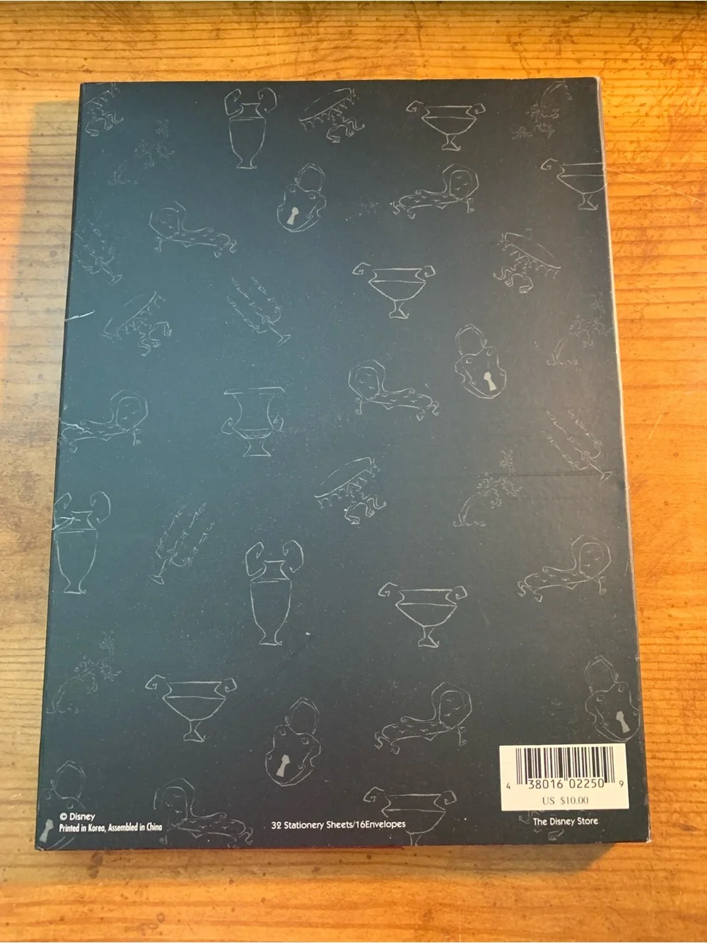 Vintage Disney Store Villains Evil Queen Malificent Stationery Set